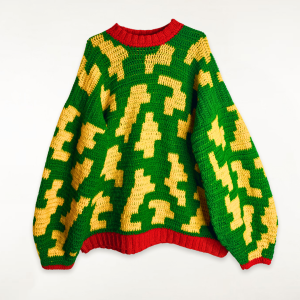 Pull Looma vert oversize