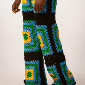 Pantalon Granny Pop bleu