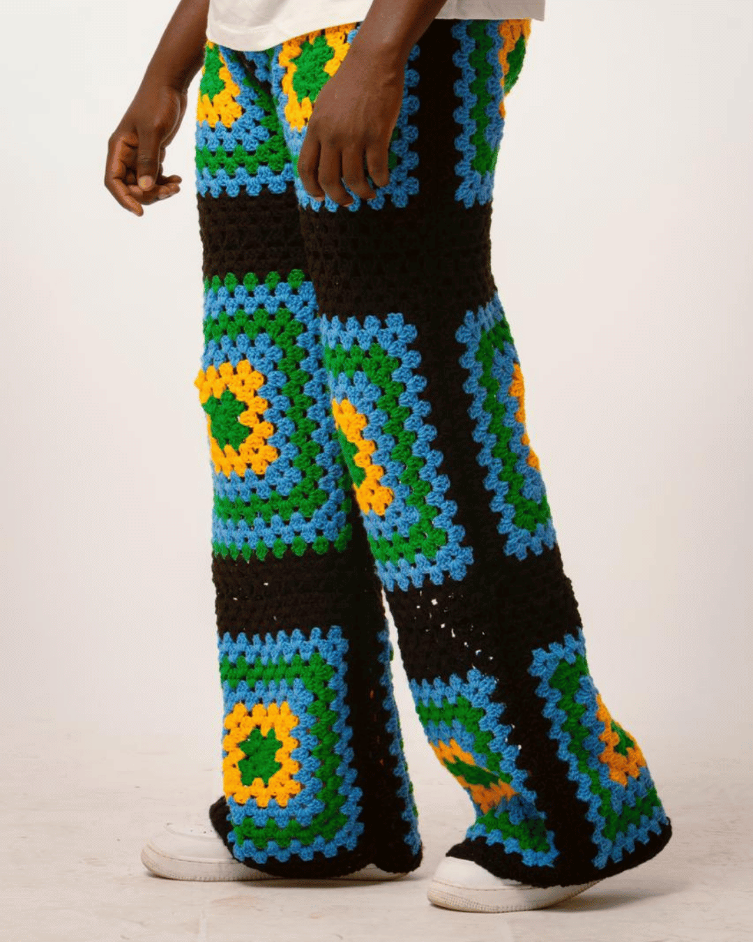 Pantalon Granny Pop bleu