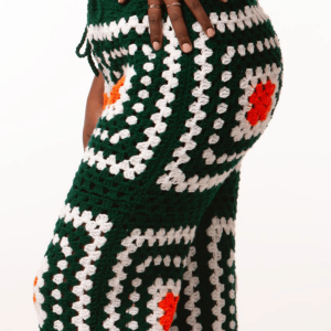 Pantalon Granny Pop vert