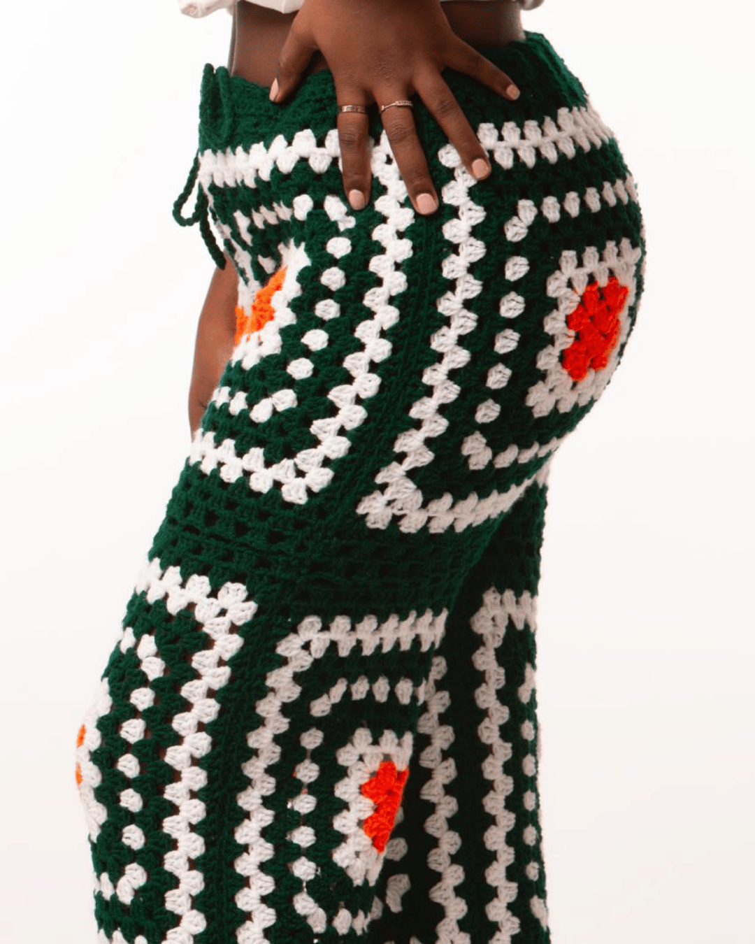 Pantalon Granny Pop vert