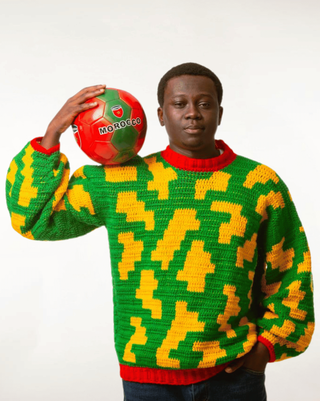 Pull Looma vert Oversize